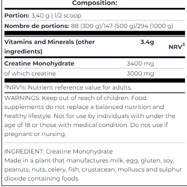 Information nutritionnelle