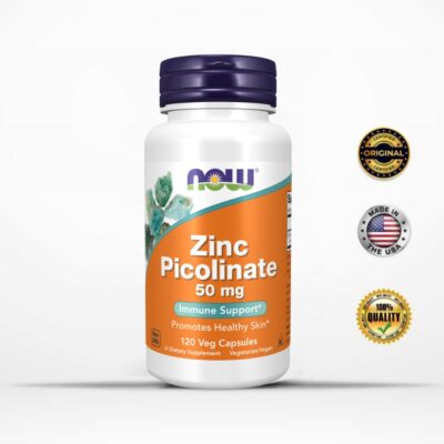 NOW FOODS-  Zinc picolinate 120Caps 50 mg