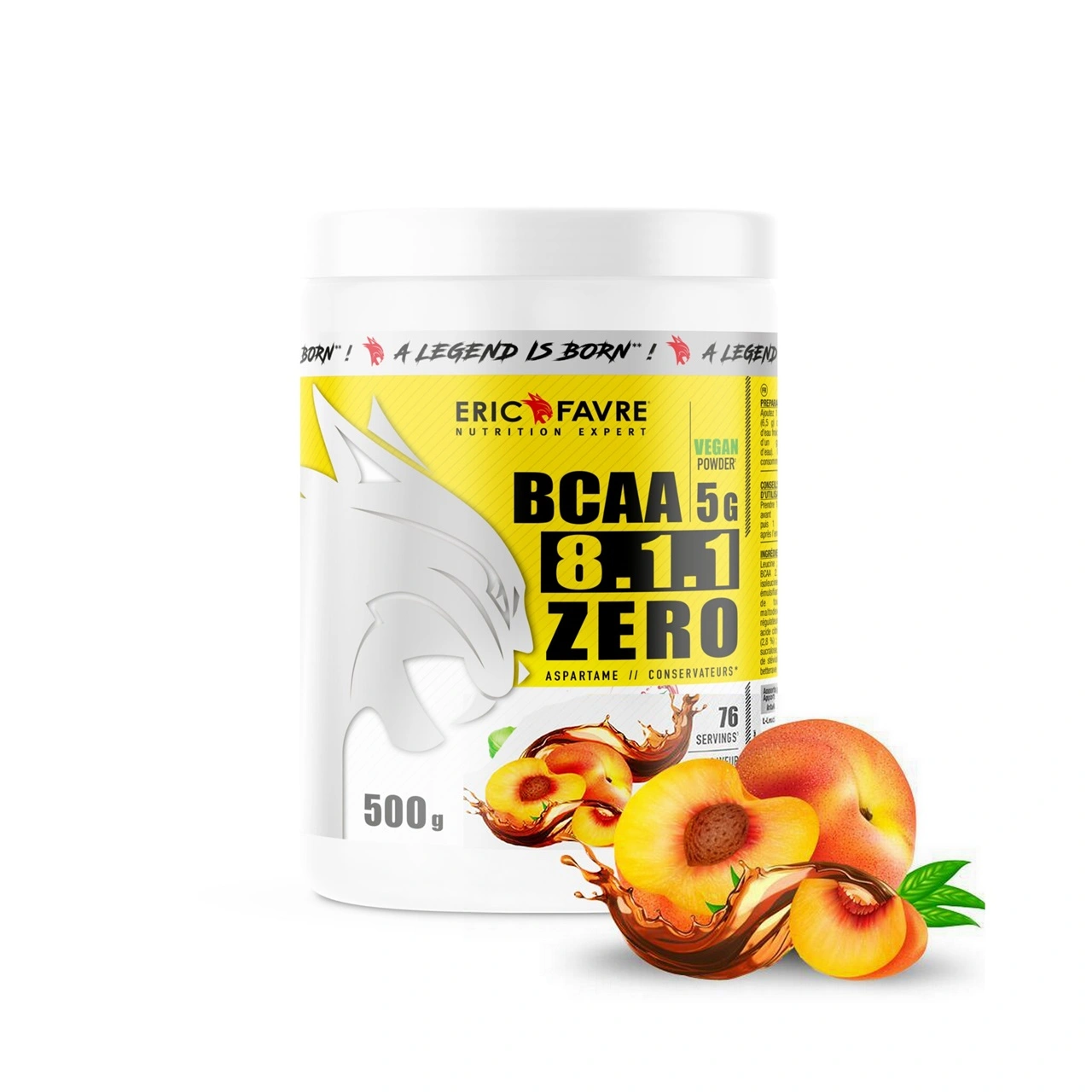 Bcaa-Frais45e-eric-favre-scaled (1) BCAA 8:1:1 ZERO SUCRE 500g - Eric Favre – Image 1