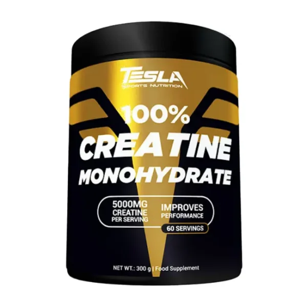 100% Creatine Monohydrate 300g – Tesla | Créatine Pure