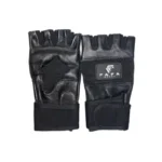 Gants Sans Doigts en Cuir –Pour musculation, fitness et entraînement