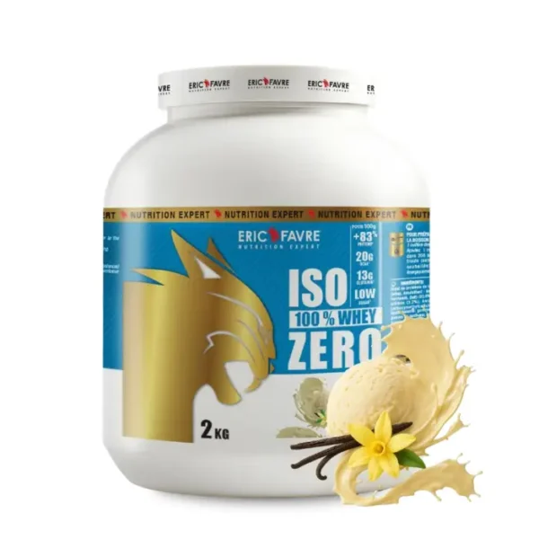 ISO 100% WHEY ZERO 2kg – Eric Favre | Protéine Pure, BCAA & Glutamine