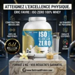 ISO 100% WHEY ZERO 2kg – Eric Favre | Protéine Pure, BCAA & Glutamine – Image 2
