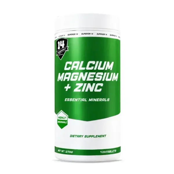 Calcium Magnesium Zinc 120 Tabs – Superior 14