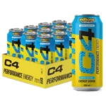 C4 Energy Drink  Pack x12 Zero Sugar 500ml