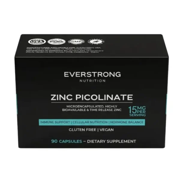Zinc Picolinate 15mg 90 Capsules Vegan | Everstrong